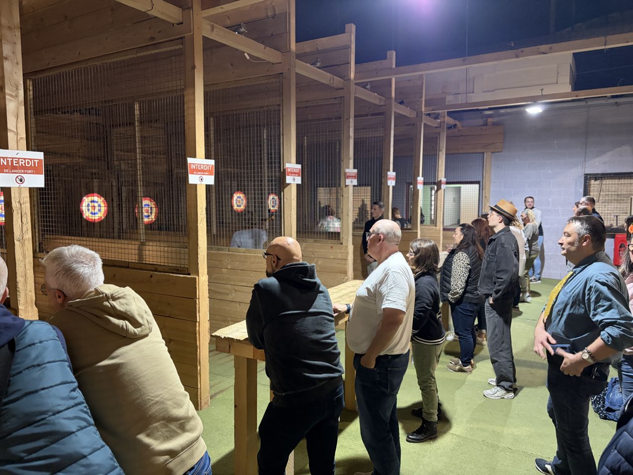 Lancer de hache dans les Hauts-de-France chez Team Square