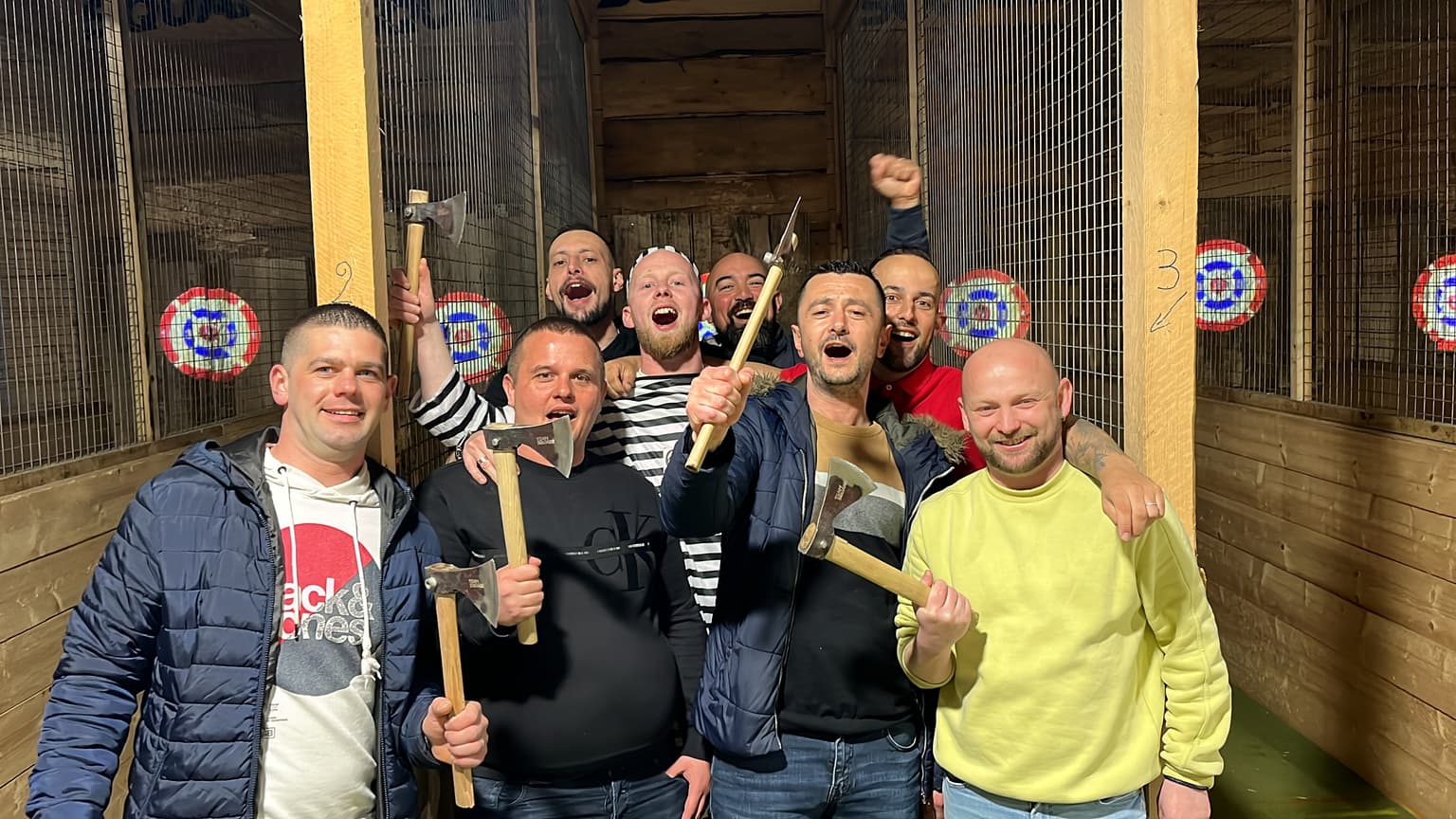 Expérience de lancer de haches dans les Hauts-de-France